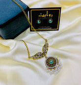 Antique Necklace-13 (Green)